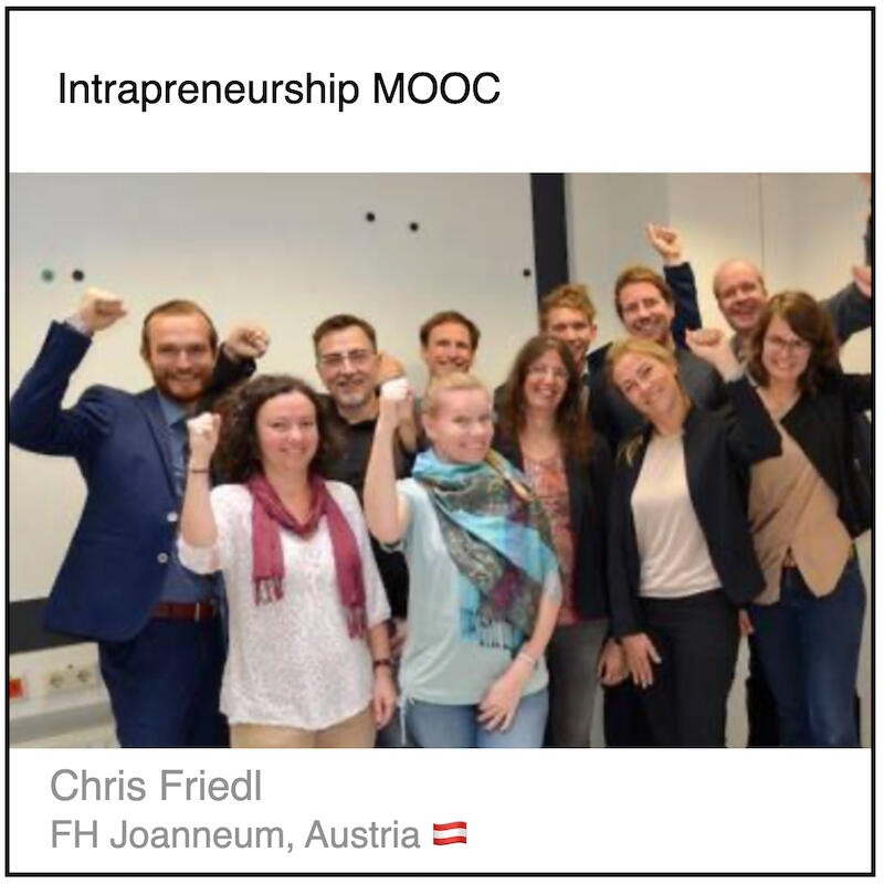 Express 3(1) Chris Friedl Download PDF: Intrapreneurship MOOC by Chris Friedl (FH Joanneum, Austria).